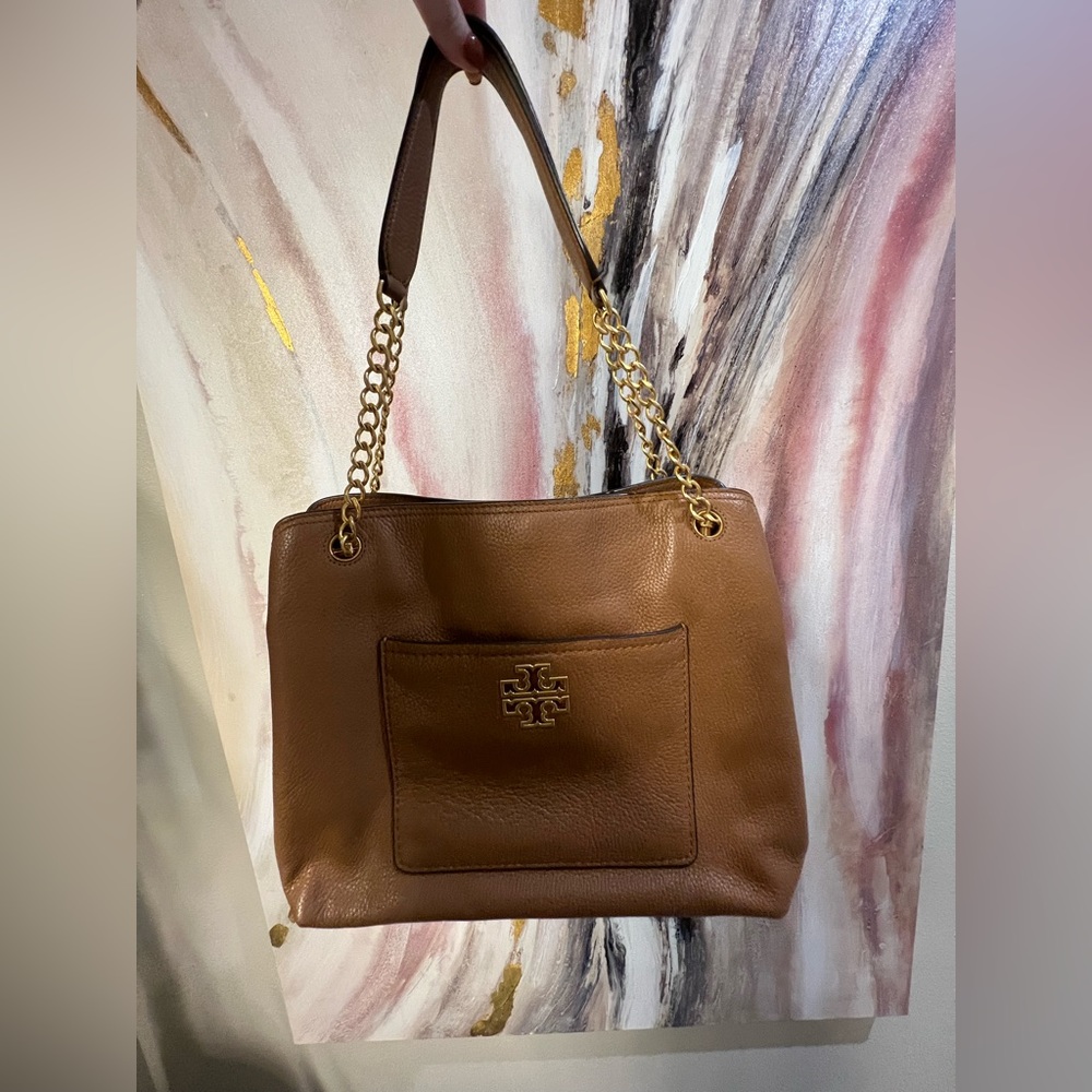 Tan Tory Burch purse